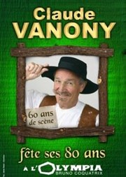 Claude Vanony L'Olympia Affiche