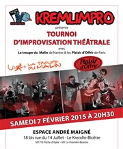 Tournoi d'improvisation théâtrale | Kremlimpro Espace Andr Maign Affiche