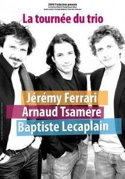 Arnaud Tsamere, Baptiste Lecaplain et Jérémy Ferrari dans La tournée du trio Halle Tony Garnier Affiche