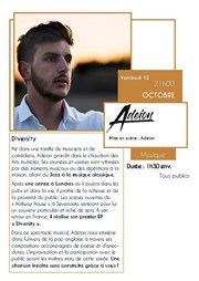 Adeion : Diversity | concert acoustique Thtre Carnot Affiche