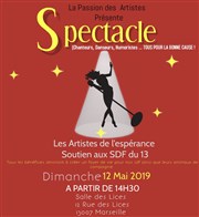 Spectacle en faveur des SDF du 13 Salle des Lices Affiche