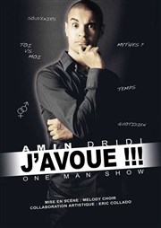 Amin Dridi dans J'avoue ! Contrepoint Caf-Thtre Affiche