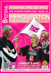 8ème festival d'improvisation Le Pr des Arts Affiche