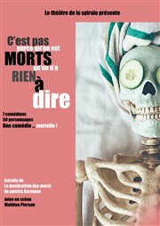 C'est pas parce qu'on est morts qu'on a rien à dire Thtre de la Lib Affiche