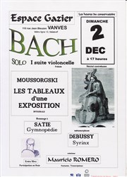 Récital de Bach par Mauricio Romero Espace Gazier Affiche