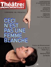 Ceci n'est pas une femme blanche Thtre de Mnilmontant - Salle Guy Rtor Affiche