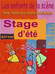 Stage de théâtre pour enfants et ados Les enfants de la scne Affiche