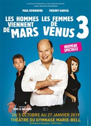 Les hommes viennent de Mars, les femmes de Vénus 3 Thtre du Gymnase Marie-Bell - Grande salle Affiche