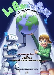 La planète bleue et le robot magique Thtre de l'Almendra Affiche