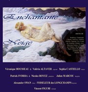 Enchantante Neige Temple du Pentmont Luxembourg Affiche