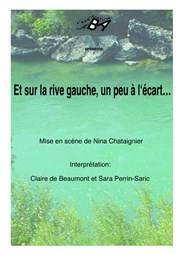 Et sur la rive gauche Thtre Le Fil  Plomb Affiche