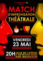 Match d'Improvisation théâtrale : Act'OR versus la LUDO L'Atrium Affiche