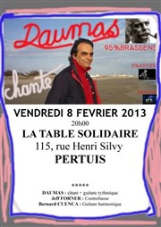 95% Brassens La table Equitable Affiche