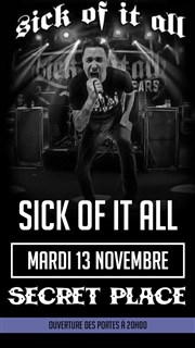 Sick of it all Secret Place Affiche