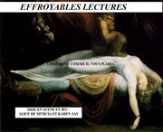 Effroyables lectures Thtre de l'Anagramme Affiche