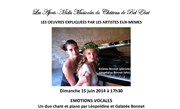 Emotions vocales Chteau de Bel Ebat Affiche