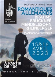 Choeur de la Trinité : Romantiques allemands Eglise de la Trinit Affiche