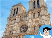 Jeu de piste dans l'île de la Cité, autour de Notre-Dame Parvis de Notre Dame de Paris Affiche