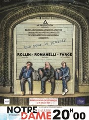 Que pour le plaisir Thtre Notre Dame - Salle Rouge Affiche