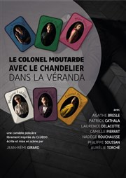 Le Colonel Moutarde avec le chandelier dans la véranda Espace Beaujon Affiche