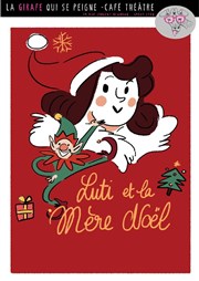 Luti et la mère Noël La Girafe qui se Peigne Affiche