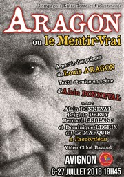 Aragon ou le mentir-vrai Albatros Thtre - Ct Jardin Affiche