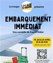 Embarquement immédiat L'Escale Culture Affiche