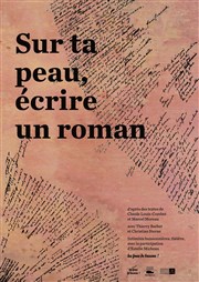 Sur ta peau, écrire un roman Confluences Affiche