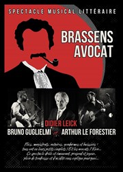 Brassens avocat Thtre Monsabr Affiche