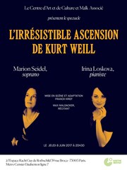 L'Irrésistible ascension de Kurt Weill Espace Rachi Affiche