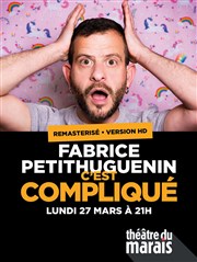 Fabrice Petithuguenin dans C'est compliqué Thtre du Marais Affiche