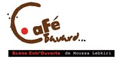 Le Café Bavard de Moussa Lebkiri Caf de Paris Affiche