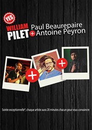 20 minutes chacun : William Pilet, Paul Beaurepaire et Antoine Peyron Thtre du Sphinx Affiche