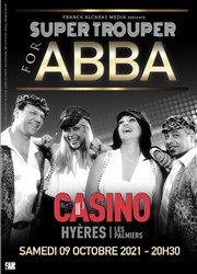 Super Trouper for Abba Casino Les Palmiers Affiche