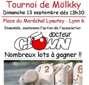 Tournoi de Mölkky - docteur CLOWN - Lyon 2015 Place Marchal Lyautey Affiche