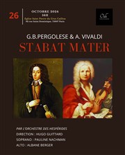 Concert Stabat Mater Pergolese et Vivaldi Eglise Saint-Pierre du Gros-Caillou Affiche