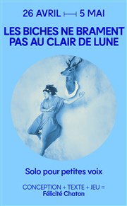 Les biches ne brament pas au clair de lune La Reine Blanche Affiche