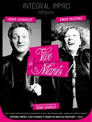 Integral impro : Vive les mariés Spotlight Affiche