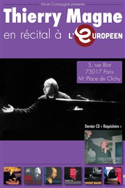 Thierry Magne en récital L'Europen Affiche