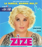 Zize dans La famille Mamma Mia Thtre  l'Ouest Affiche