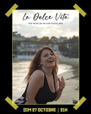 Sandra Miso dans La Dolce Vita Garage Comedy Club Affiche