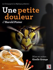 Une petite douleur, d'Harold Pinter Thtre de poche Affiche