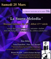 Instruments rares en Concert : Flute baroque & Luth Eglise Saint Andr de l'Europe Affiche