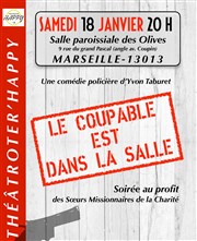 Le coupable est dans la salle Salle paroissiale des Olives Affiche