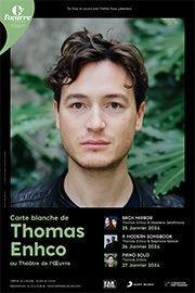 Thomas Enhco & Stéphane Kerecki : Piano Solo Thtre de l'Oeuvre Affiche