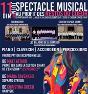 Spectacle musical au profit des Restos du Coeur Salle Irne Kenin Affiche