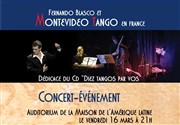 Fernando Blasco et Montevideo Tango Maison de l'Amrique Latine Affiche