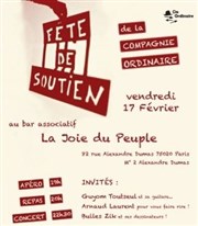 Fête de Soutien à la Compagnie Ordinaire La joie du peuple Affiche