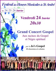 Aux racines du Gospel et Négro spiritual Eglise Saint Andr de l'Europe Affiche