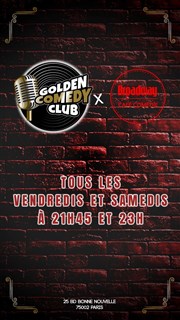 Golden Comedy Club Broadway Comdie Caf Affiche